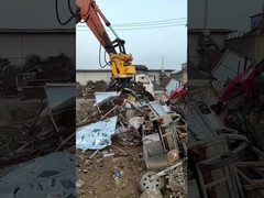 Hydraulische Steingreifer für Stein- und Stahlschrott